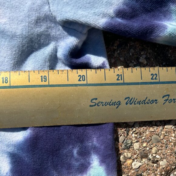 Vintage Pink Floyd Dark Side Of The Moon AOP Tie Dye Sz L 2005 Liquid Blue - Picture 5 of 9